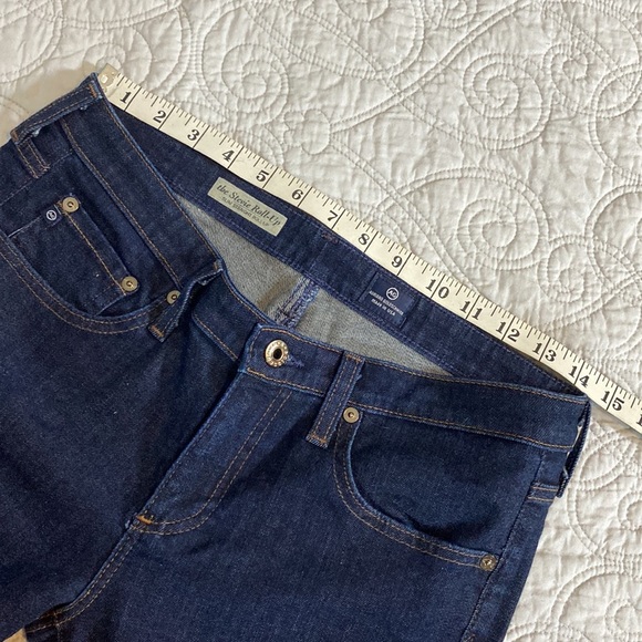 AG The Stevie Rollup Ankle Blue Jeans, 29R - Picture 9 of 11